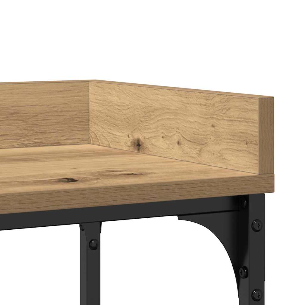 Konsollbord artisan eik 100 x 30 x 80 cm Ingeniørtre og metall