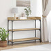 Konsollbord artisan eik 100 x 30 x 80 cm Ingeniørtre og metall