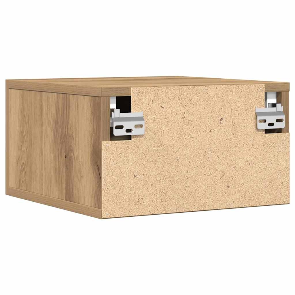 Nattbordskap Artisan Eik 35 x 35 x 20 cm Konstruert tre