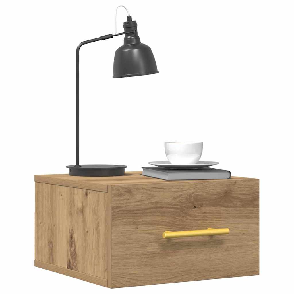 Nattbordskap Artisan Eik 35 x 35 x 20 cm Konstruert tre