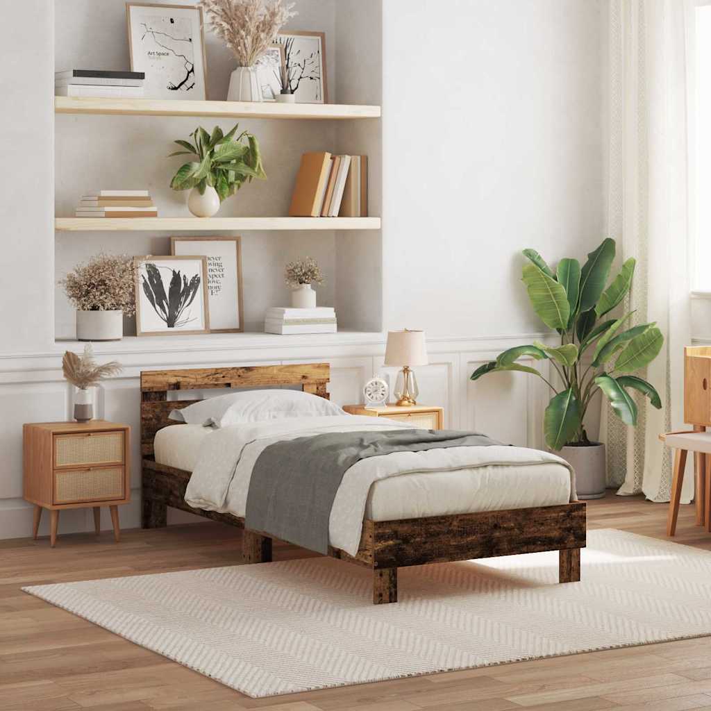 Sengestamme Gammelt tre 90 x 190 cm Konstruert tre