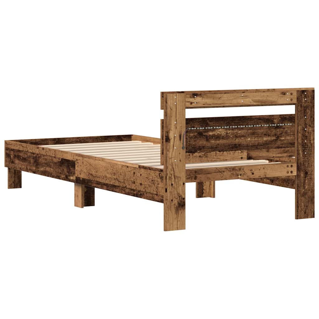 Sengestamme Gammelt tre 75 x 190 cm Konstruert tre