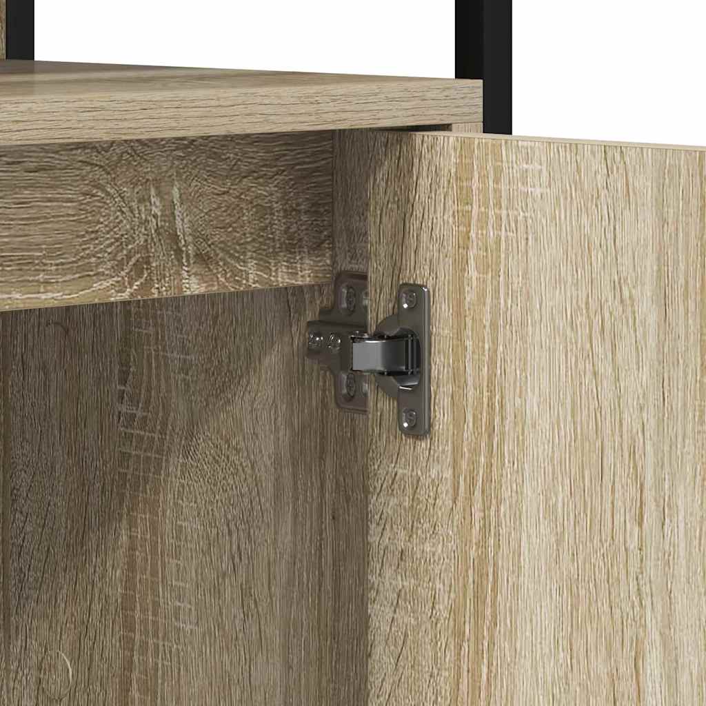 Baderomsvaskeskap med dør Brun 80 x 30 x 60 cm Konstruert tre