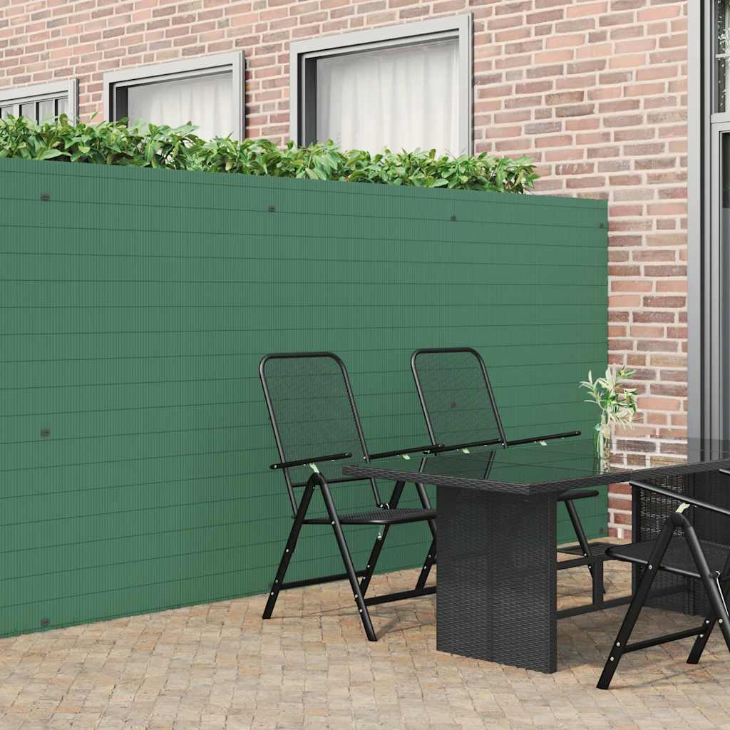 Hagegjerde dobbeltsidig grønn 1,8x3 m PVC