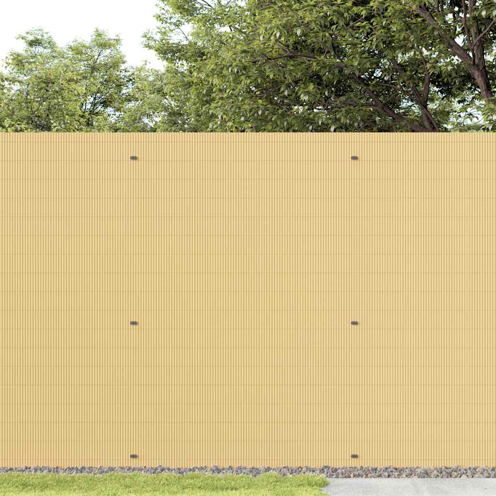 Hagegjerde dobbeltsidig gul 1,8x3 m PVC