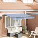 Innvendbar Markise Blå 250 x 200 cm stoff vidaXL