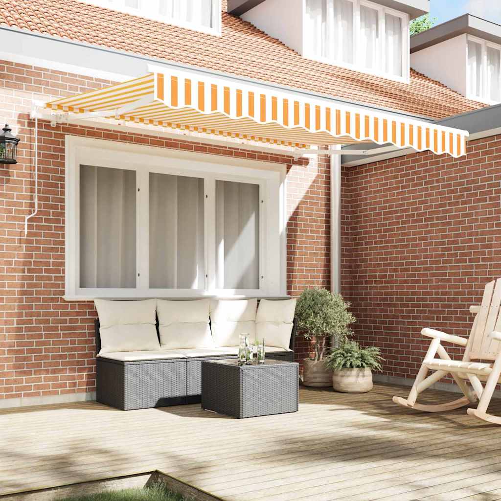 Innvendbar Markise Gul 250 x 200 cm stoff