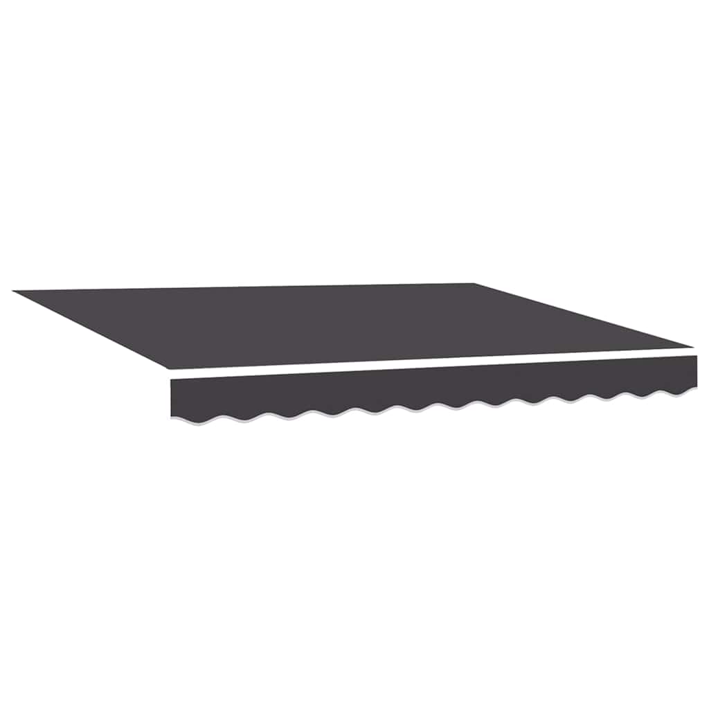 Innvendbar Markise Antrasitt 250 x 200 cm Polyester og Metall vidaXL