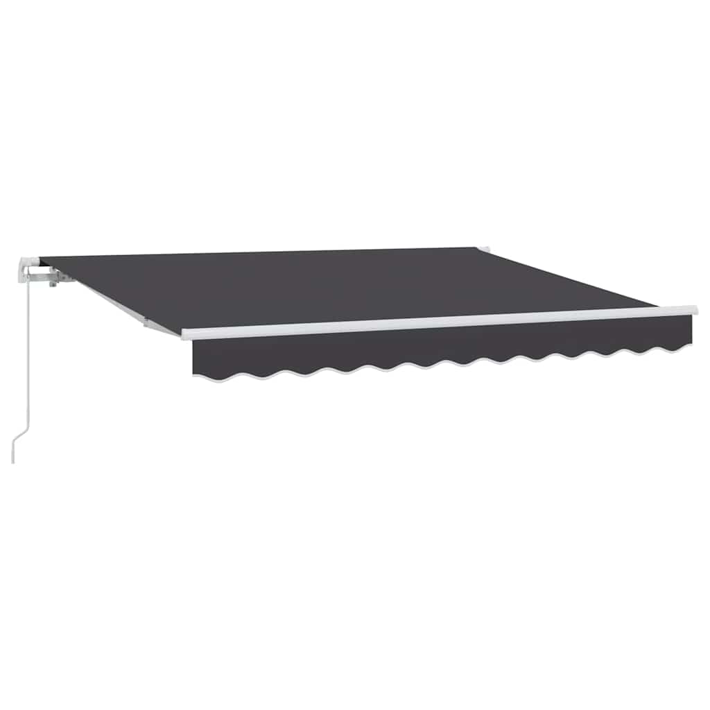 Innvendbar Markise Antrasitt 250 x 200 cm stoff vidaXL
