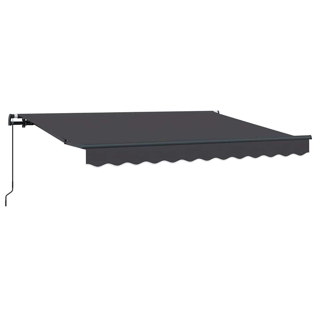 Innvendbar Markise Antrasitt 250 x 200 cm stoff vidaXL