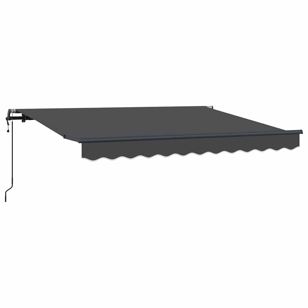 Innvendbar Markise Antrasitt 250 x 200 cm stoff vidaXL
