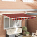 Innvendbar Markise Oransje 250 x 200 cm stoff