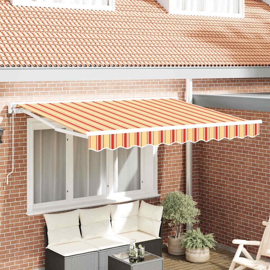 Markiseramme Flerfarget 250 x 200 cm Polyester med PU-belegg