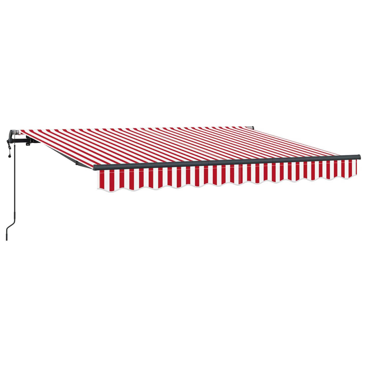 Innvendbar Markise Rød 250 x 200 cm stoff