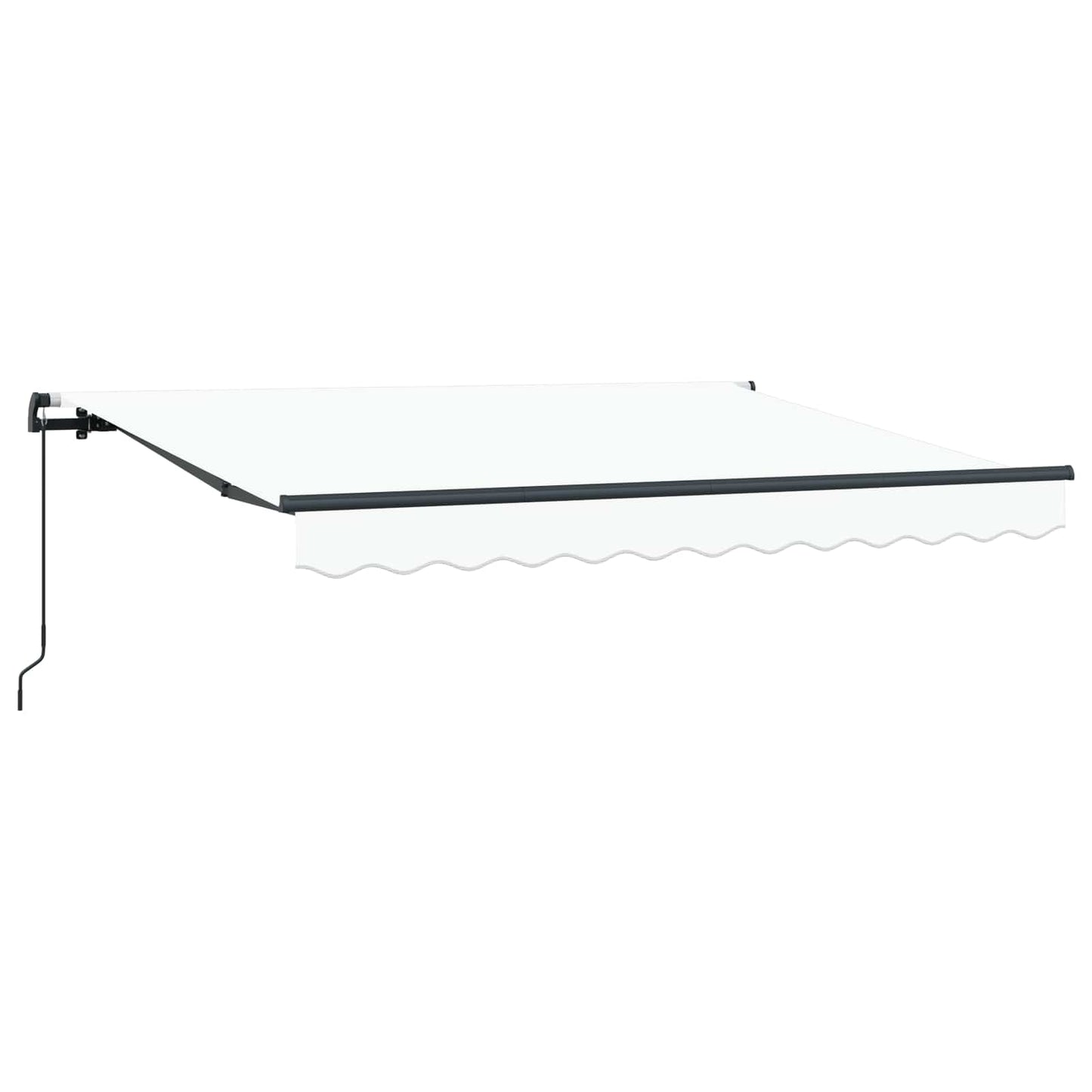 Innvendbar Markise Hvit 250 x 200 cm stoff