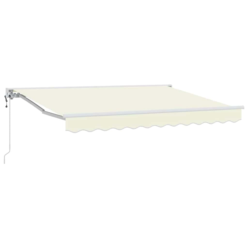 Markiseramme Krem 300 x 200 cm Polyester med PU-belegg