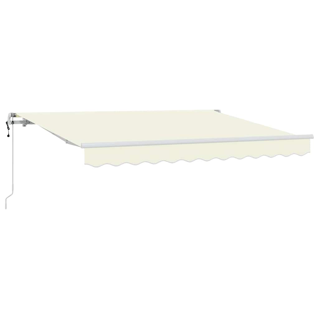 Innvendbar Markise Krem 300 x 200 cm stoff