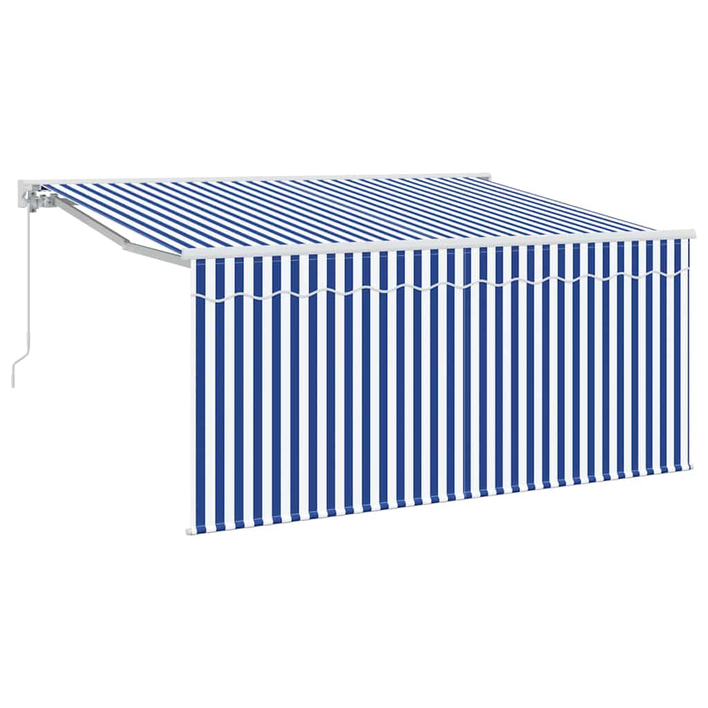 Innvendbar Markise Blå og hvit 300 x 200 cm