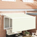Innvendbar Markise Krem 300 x 200 cm Polyester og aluminium