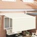 Innvendbar Markise Krem 300 x 200 cm Polyester og aluminium