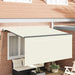 Innvendbar Markise Krem 300 x 200 cm Polyester og aluminium