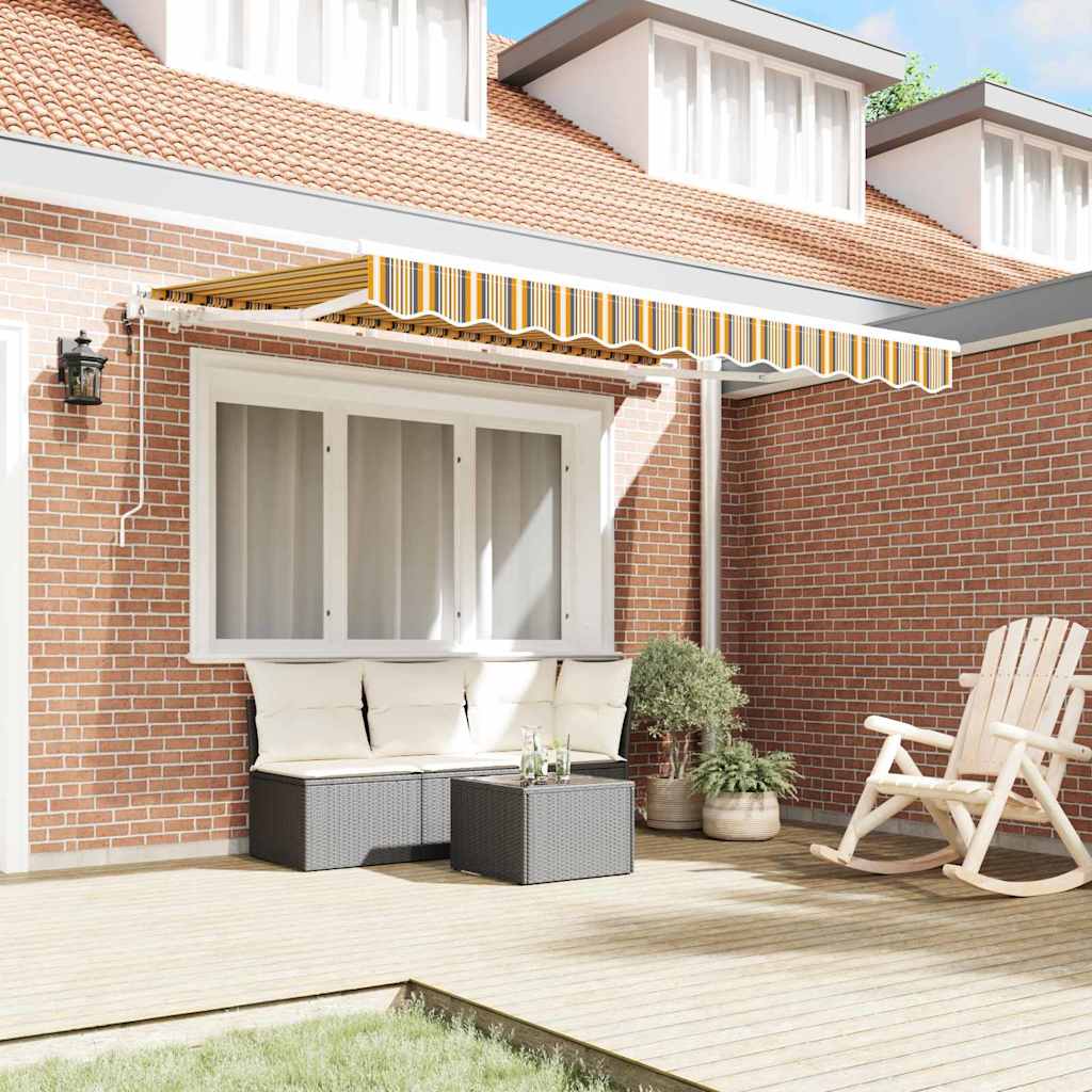 Innvendbar Markise Gul 300 x 200 cm stoff