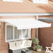 Markiseramme Hvit 300 x 200 cm Polyester med PU-belegg