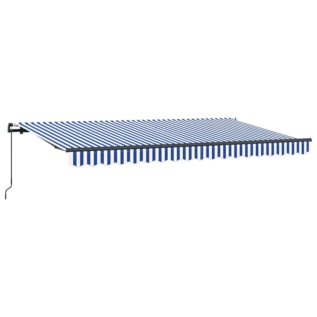Innvendbar Markise Blå 350 x 200 cm stoff vidaXL