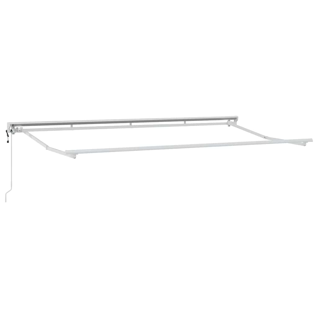 Innvendbar Markise Stripete Blå 350 x 200 cm stoff vidaXL
