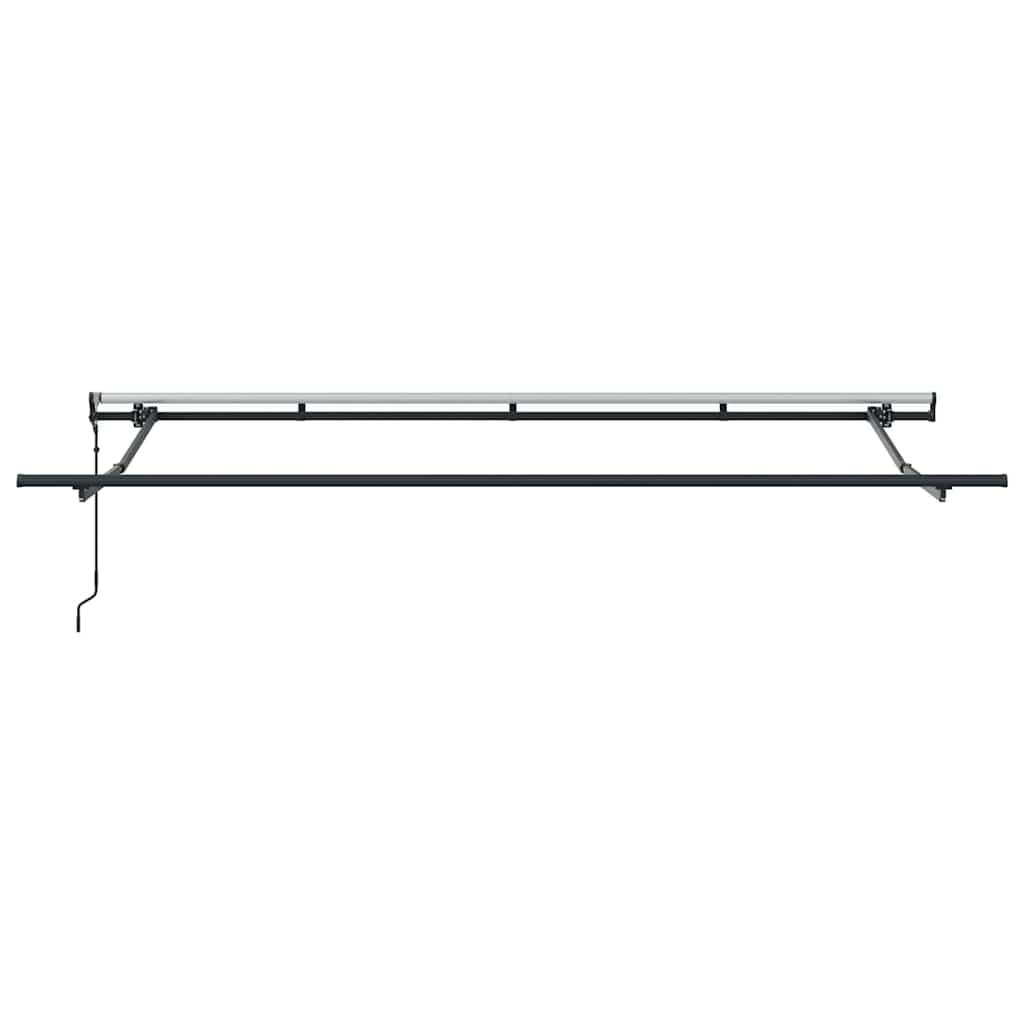 Innvendbar Markise Blå og hvit 350 x 200 cm vidaXL