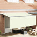 Innvendbar Markise Krem 350 x 200 cm Polyester og aluminium vidaXL