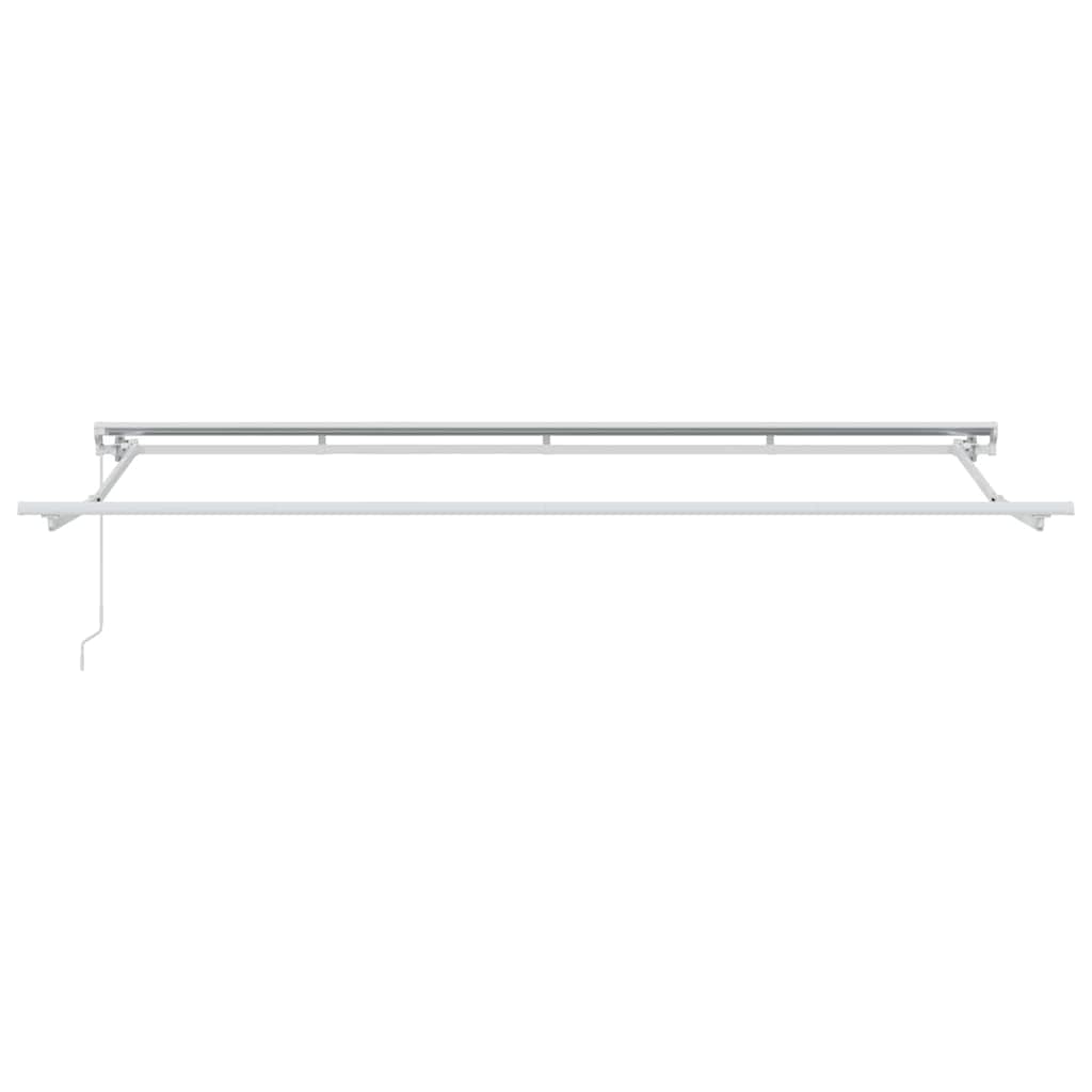Innvendbar Markise Krem 350 x 200 cm Polyester og aluminium vidaXL