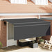 Innvendbar Markise Antrasitt 350 x 200 cm vidaXL