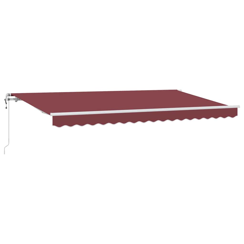 Innvendbar Markise Burgunder 350 x 200 cm stoff