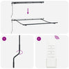 Innvendbar Markise Burgunder 350 x 200 cm