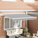Innvendbar Markise Antrasitt 350 x 200 cm stoff vidaXL