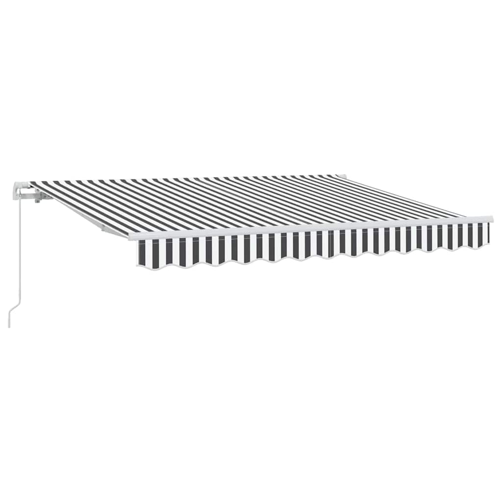 Innvendbar Markise Antrasitt 350 x 200 cm stoff vidaXL