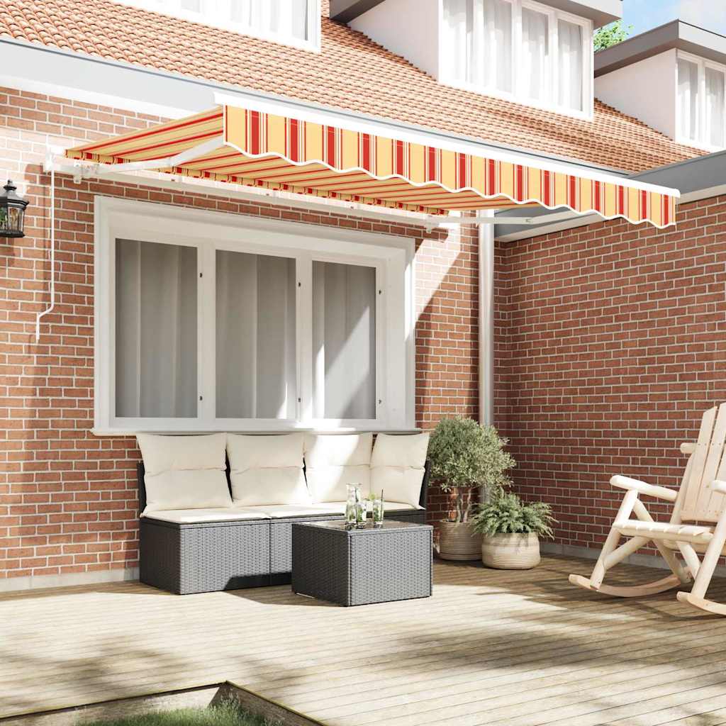 Innvendbar Markise Gul 350 x 200 cm stoff