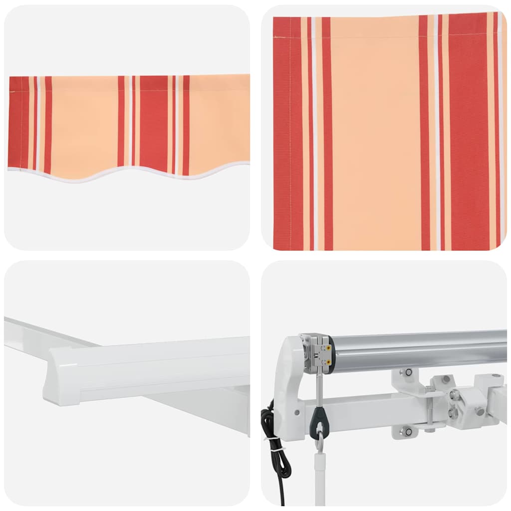 Innvendbar Markise Gul 350 x 200 cm stoff