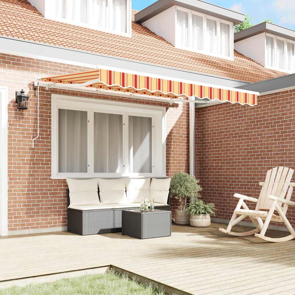 Innvendbar Markise Gul 350 x 200 cm stoff