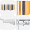 Innvendbar Markise Flerfarget 350 x 200 cm