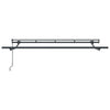 Innvendbar Markise Svart 350 x 200 cm Polyester og aluminium
