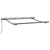 Innvendbar Markise Svart 350 x 200 cm Polyester og aluminium