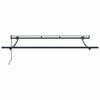 Innvendbar Markise Svart 350 x 200 cm Polyester og aluminium
