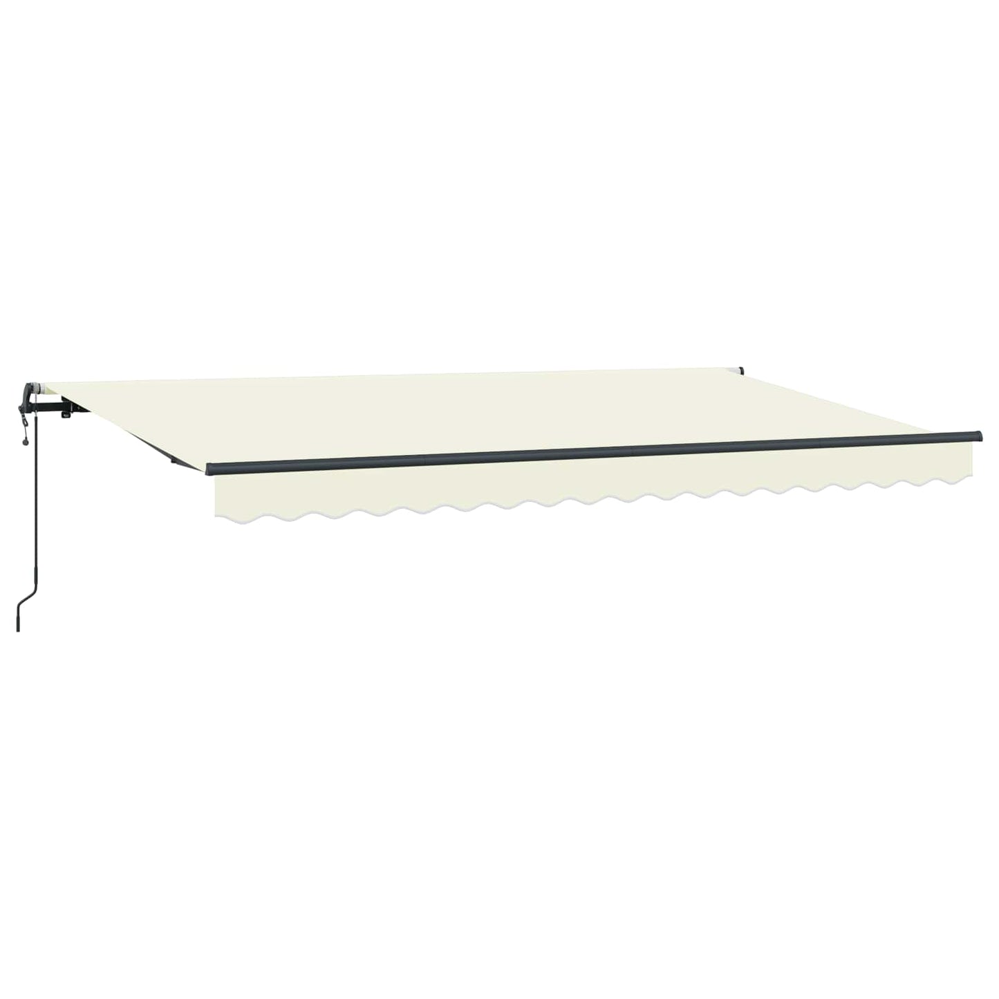 Innvendbar Markise Krem 400 x 200 cm stoff
