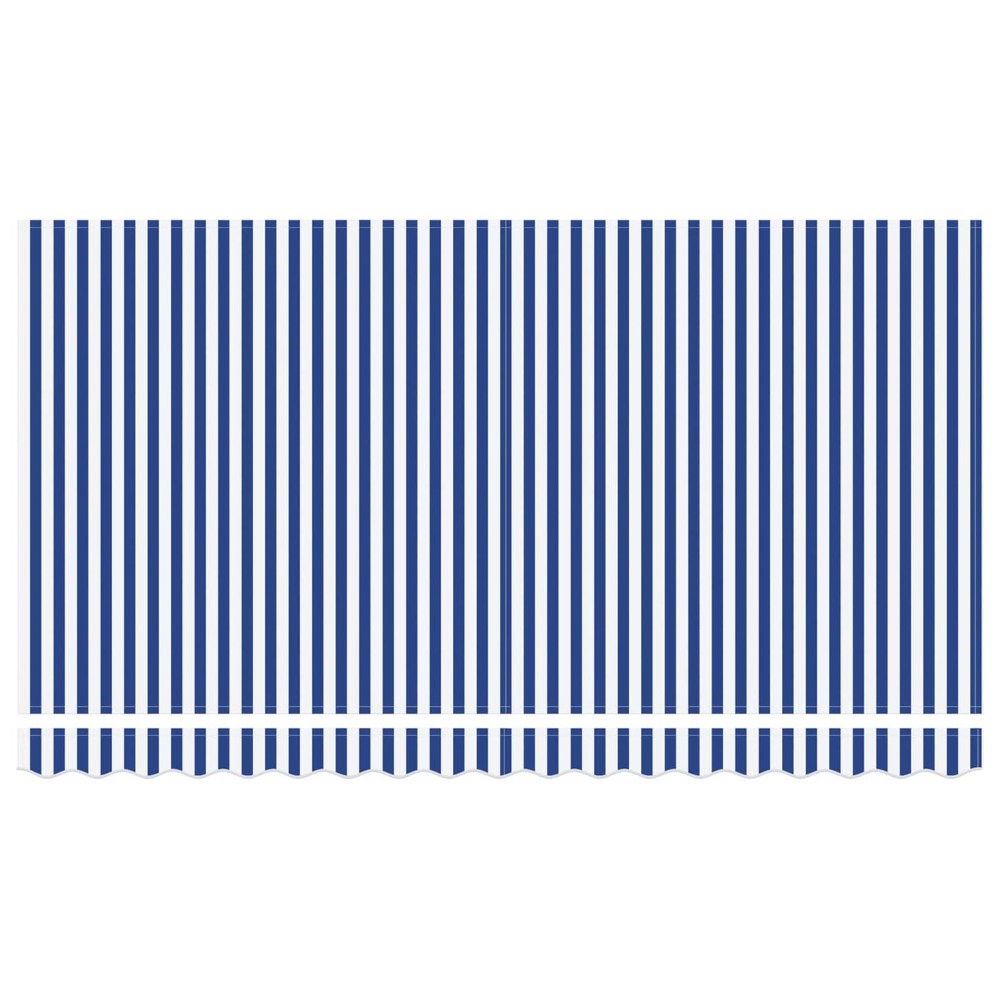 Innvendbar Markise Blå og hvit 400 x 200 cm