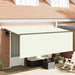 Innvendbar Markise Krem 400 x 200 cm Polyester og aluminium vidaXL