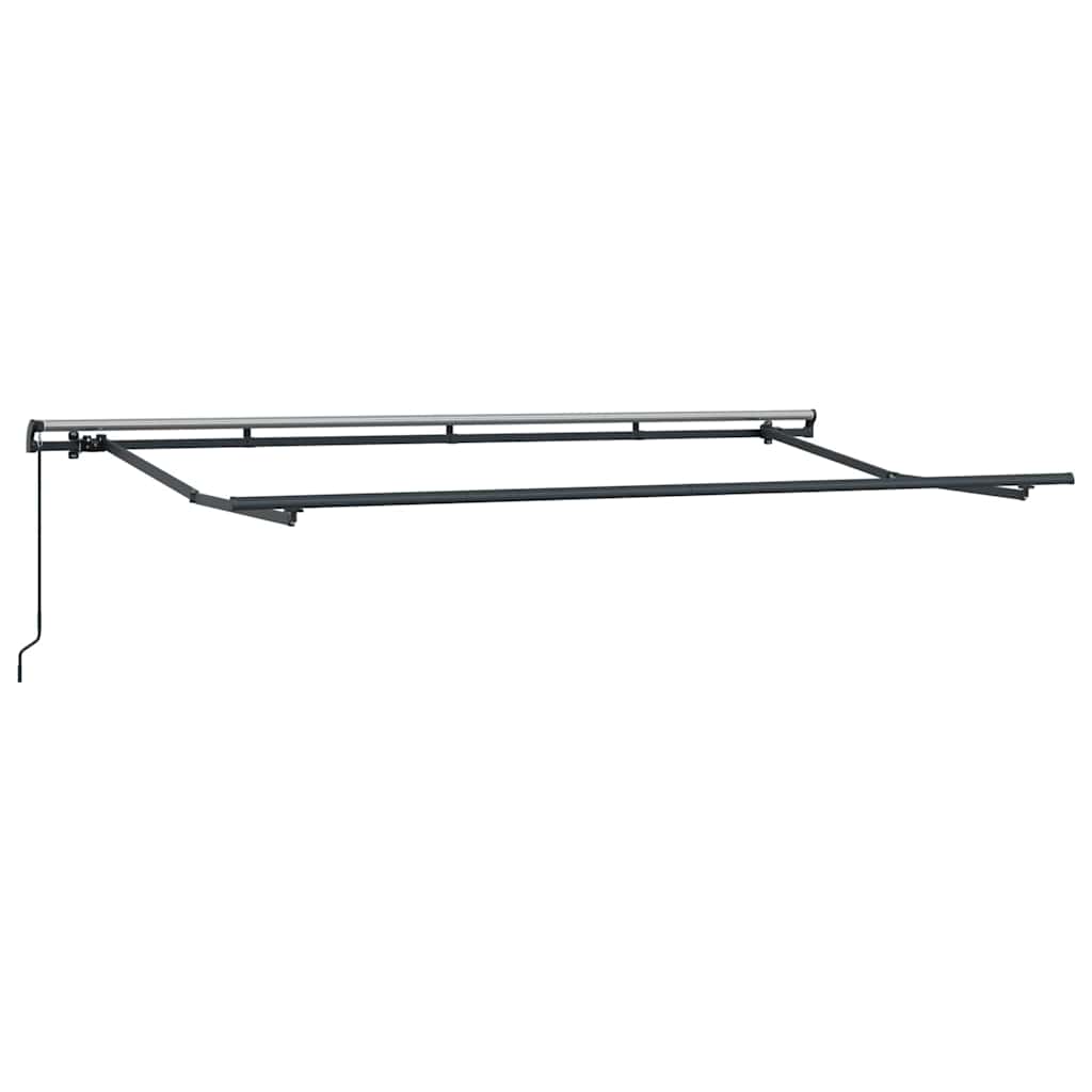 Innvendbar Markise Krem 400 x 200 cm Polyester og aluminium vidaXL