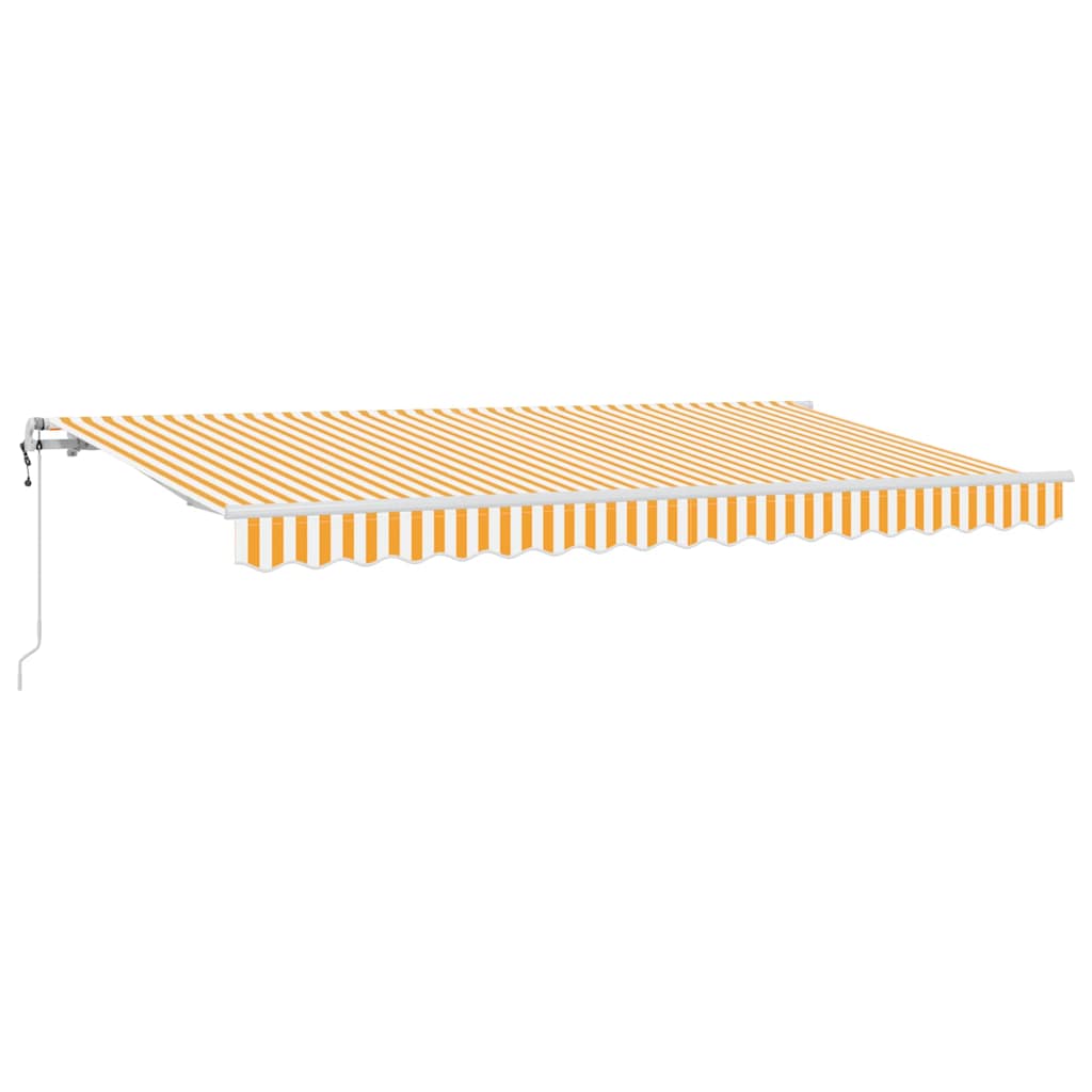 Innvendbar Markise Gul og hvit 400 x 200 cm