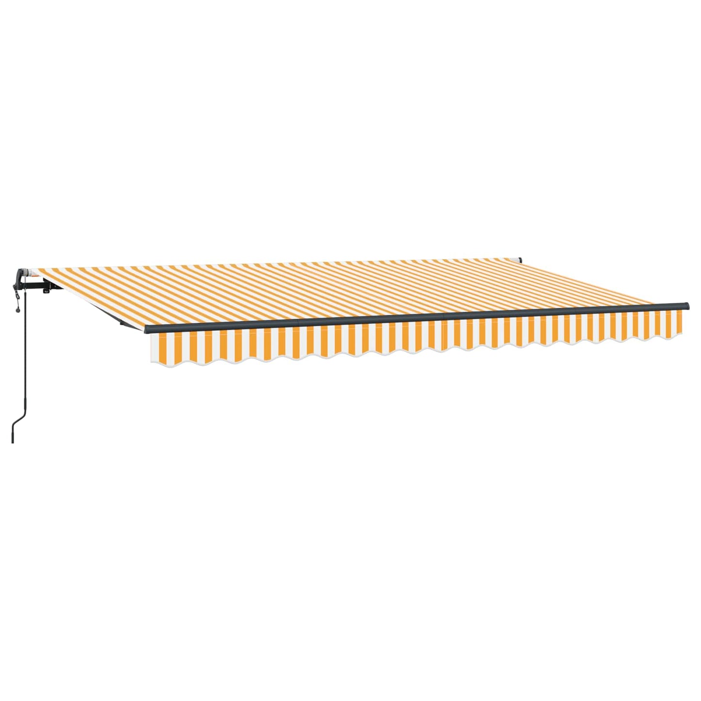 Innvendbar Markise Gul 400 x 200 cm stoff